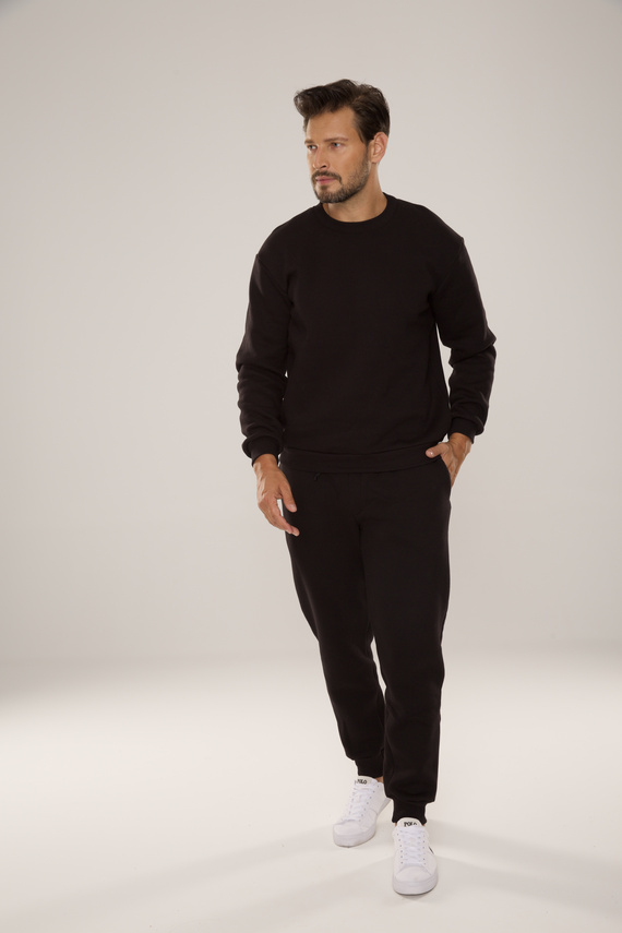 813 Indigo Herren Trainingsanzug von De Lafense - schwarz