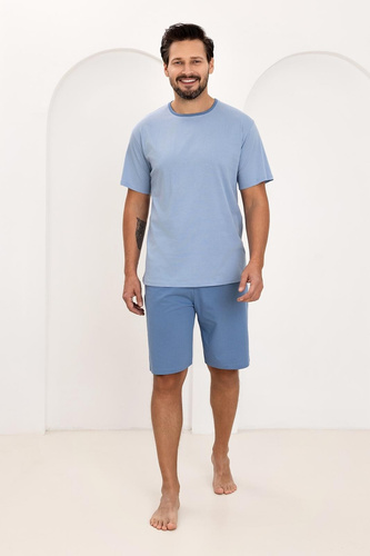 Regina 508 Herren Pyjama 100% Baumwolle Kurzarm