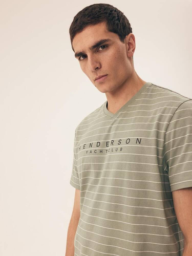 42635 Deli Henderson Premium Herrenpyjama – grün