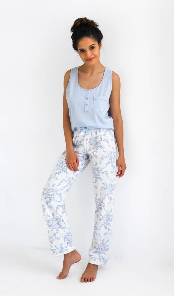 Arely Sensis Damen Schlafanzug - blau