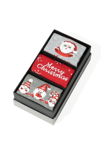 Damensocken Art.-Nr. 195/1 Steven Christmas Boxes – Baumwolle, mit druckfreiem Bündchen