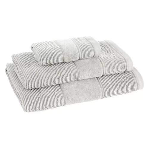 Komplett-Set Handtücher Emma Eurofirany silber 3 Stück 30x50 50x90 70x140 500 g/m²