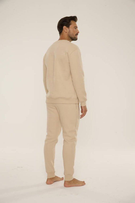 813 Indigo Herren Trainingsanzug von De Lafense - sand