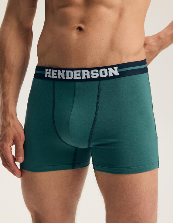 Herrenboxershorts Henderson 45468 Find-Pak aus Baumwolle mit breitem Logo-Bund