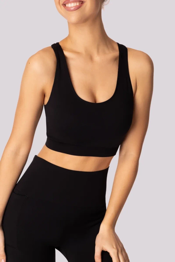 Base Top Sport-BH Mona schwarz