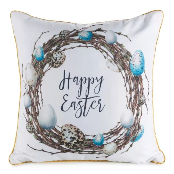 Eurofirany Wiosna 51– dekorativer Oster Kissenbezug stilvoll