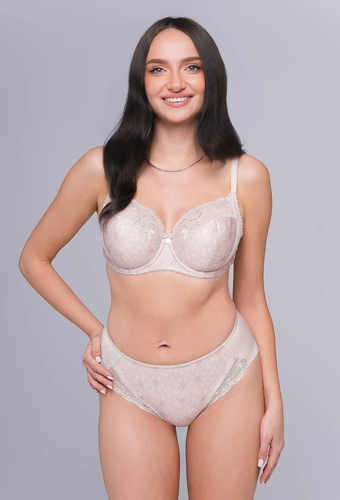 Soft-BH Ava 1130/5 Beige – weicher Spitzen-BH mit Bügeln