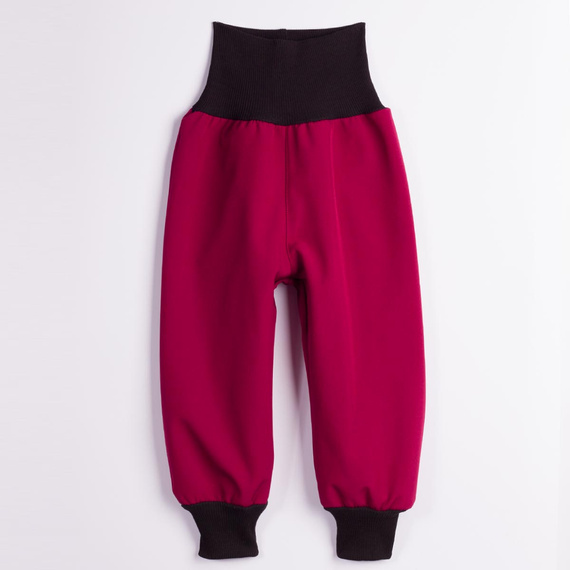 Nicol Hose 229051 Softshell Kinder mit Fleece, hoher Bund, Bündchen - bordeaux