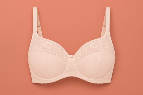 VB-435 Biustonosz – półusztywniany, z koronką Vena nude