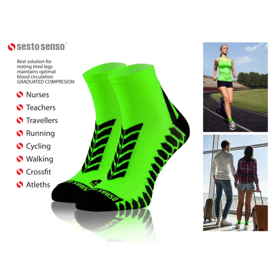 Sportsocken Sesto Senso Sportsocken grün