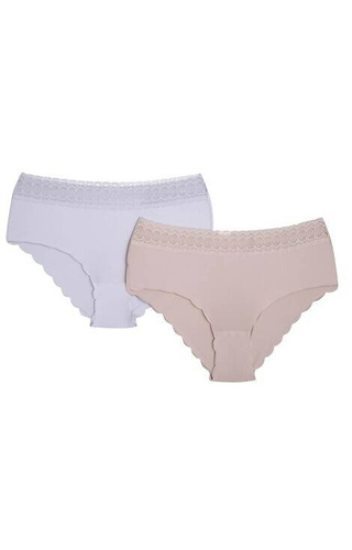 42826 Polly 2 Damen-Slips 2er-Pack Henderson – lila-beige