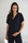marineblaue Bluse