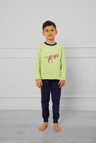 Rex Schlafanzug für Jungen Italian Fashion - lindgrün/grün