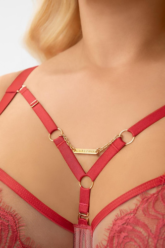 Soft BH Gorsenia G 008 Flavia bordeaux große Größen Spitze Halt