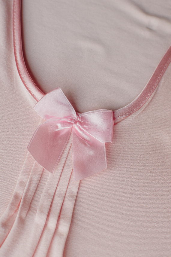 870 Visa De Lafense Nachthemd - Pfirsich