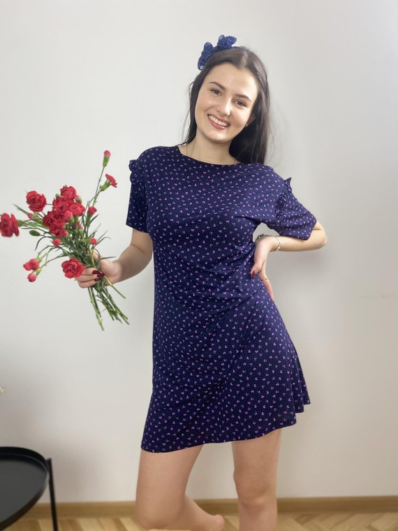 499 Olaya Forex Nachthemd - navy blau