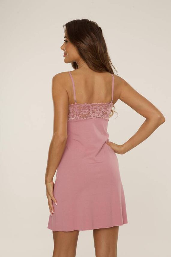 639 Noela De Lafense Nachthemd - schmutzig rosa