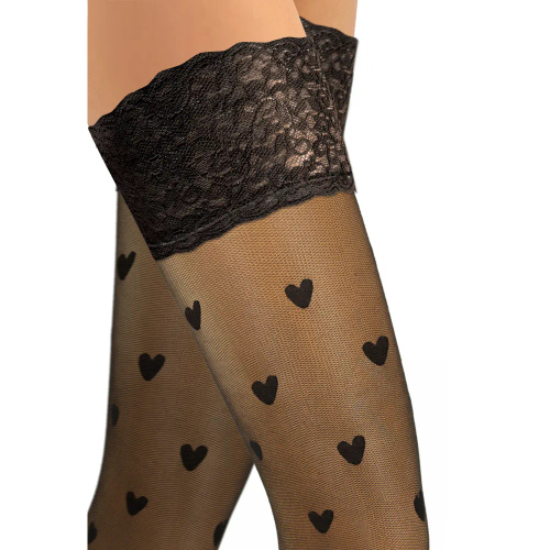 PD03 Selbsttragende Strümpfe 20 den Sesto Senso schwarz