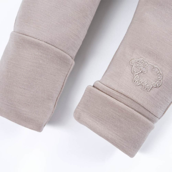 Merino-Leggings aus Eevi-Merinowolle – beige