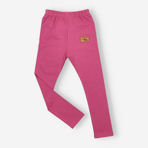 KAR-0041/ROZ Mädchen-Leggings Lagarto Verde – rosa