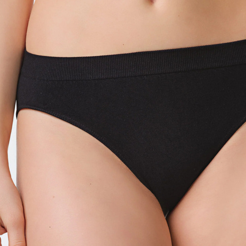 Spiman LIGHT Nero Midi-Slip aus Bambus, niedriger Bund, atmungsaktiv und weich