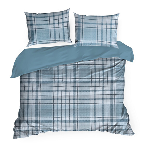 Eurofirany SPRING 95 Bettwäsche 100% Baumwollsatin Karo Oeko-Tex