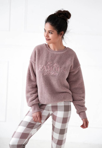 Kaycee Damen Schlafanzug Sensis Interlock - puderrosa