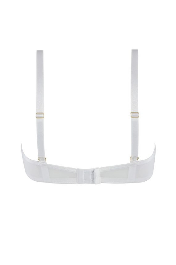 Mediolano Pure Soft Side Support 19260 weißer Soft-BH mit Spitze