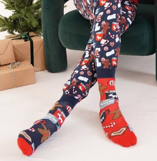 S162D Cookies Lange Socken Italienische Mode