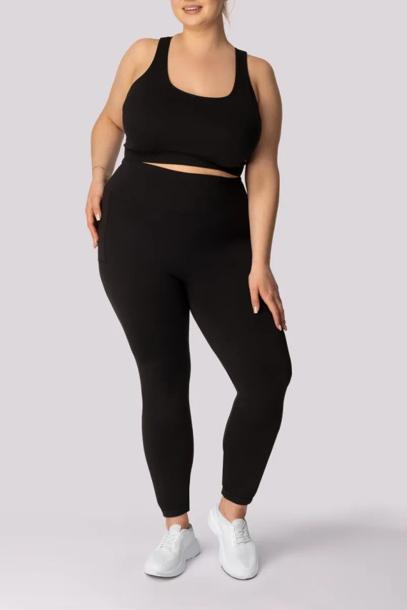 Base Damen-Leggings Mona schwarz