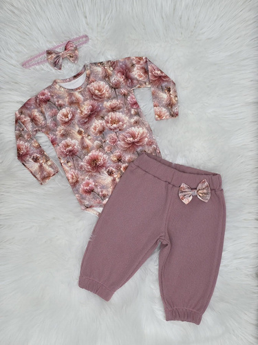 Bambarillo Wróżki – Mädchen-Set Body und gerippte Shorts