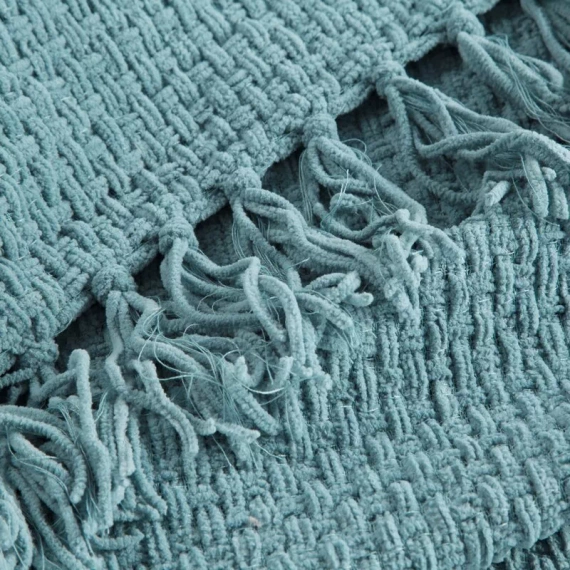 Suzi Gewebte Tagesdecke mit Fransen, Eurocurtains, Minze