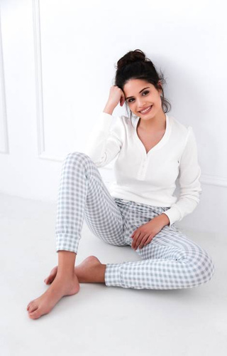 Desire Sensis Damen Schlafanzug - ecru