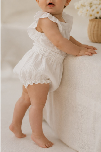 Mamatti BY50002 Musselin Bloomers Babyhose leicht & luftig für den Sommer