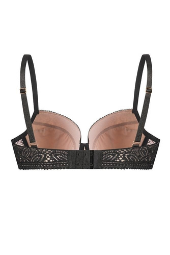 Desire Mefemi Push-up-BH – Schwarz und Beige