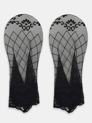 Damen Spitzen Socken SN034 Noviti Baumwollsohle Komfort