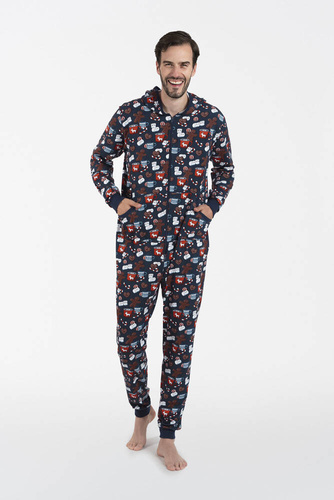 Rojas Italian Fashion Herren Jumpsuit - Druck 