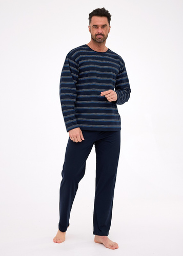 138/56 Cornette Verschiedene Herrenpyjamas | Baumwolle, Streifen, Langarm, Box