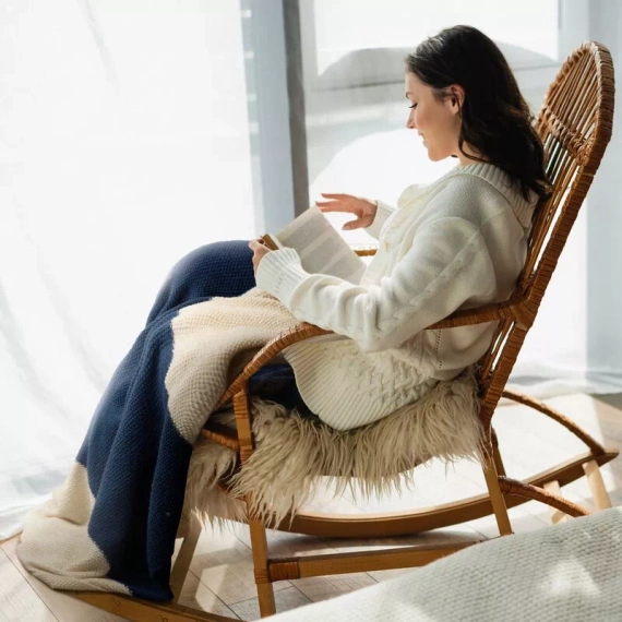 Plaid 2 Decke Tagesdecke Eurocurtains beige