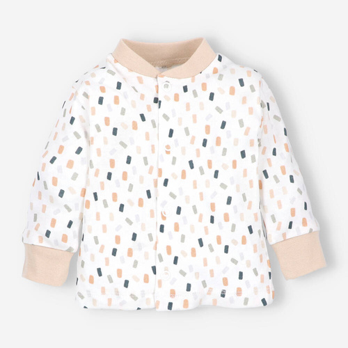 ABN-5328/KRE Nini cremefarbener Babykaftan aus Bio-Baumwolle