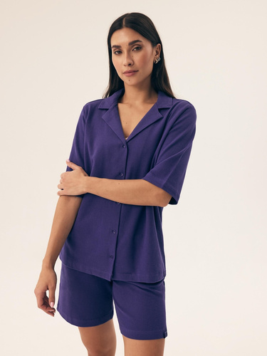 43348 Nilsa Damen-Pyjama Henderson – blau
