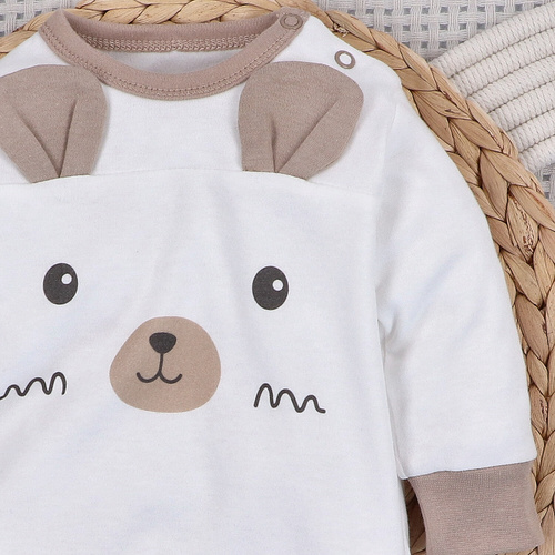 ABN-5509 Sky Journey Babyclown ohne Füße Nini | Bio-Baumwolle, Druckknopfverschluss