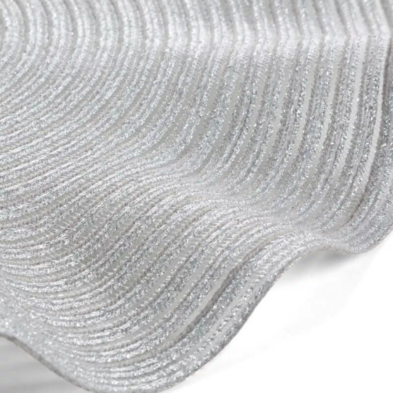 Eurofirany Tischset elegante Platzmatte unter Teller Glamour Stil June silver