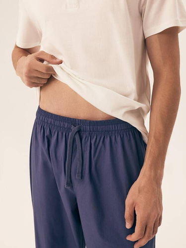 42790 Optima Henderson Herrenpyjama – Creme