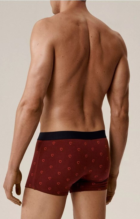 2GMH-029 Atlantic Herren-Boxershorts – Baumwolle mit Elasthan, Herzen, 2er-Pack