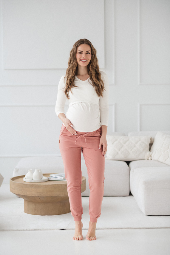 Milk&Love Milk Shirt Umstands- und Stillshirt 7/8 Arm white