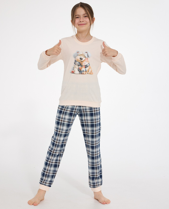 Mädchen-Pyjama Cornette Home Friends 594/203, 592/203 – 100 % Baumwolle
