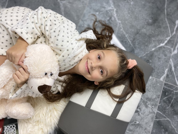 367 Melanie Forex Kinder Bademantel - ecru