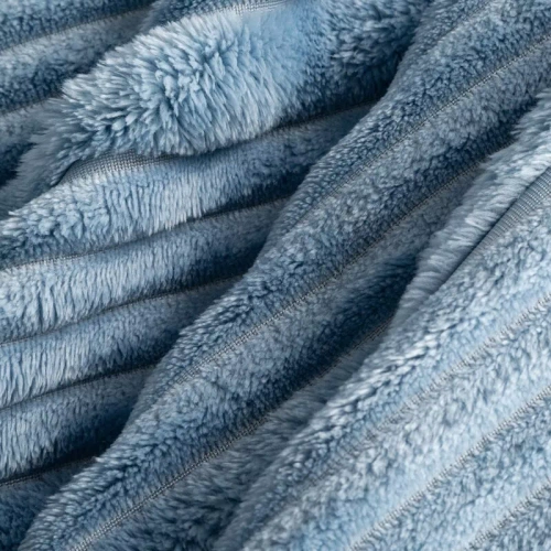 Kuscheldecke Nina 220x200 Flanell 3D weich Eurofirany 300 GSM blau