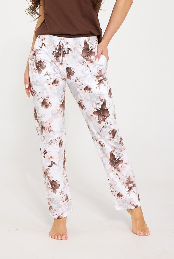 Damen-Pyjamahose Cornette 690/53, lang, 100% Baumwolle